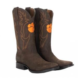 NEW GAMEDAY BOOTS men's clemson western boot in brown